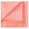 Peach Satin Pocket Square - Tie, bowtie, pocket square  | Kissties