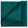 Hunter Green Satin Pocket Square - Tie, bowtie, pocket square  | Kissties