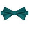 Hunter Green Satin Bowtie - Tie, bowtie, pocket square  | Kissties