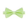 Lime Green Satin Bowtie - Tie, bowtie, pocket square  | Kissties