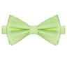 Lime Green Satin Bowtie - Tie, bowtie, pocket square  | Kissties