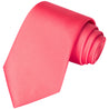 Coral Silk Tie