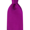 Raspberry Satin Silk Tie