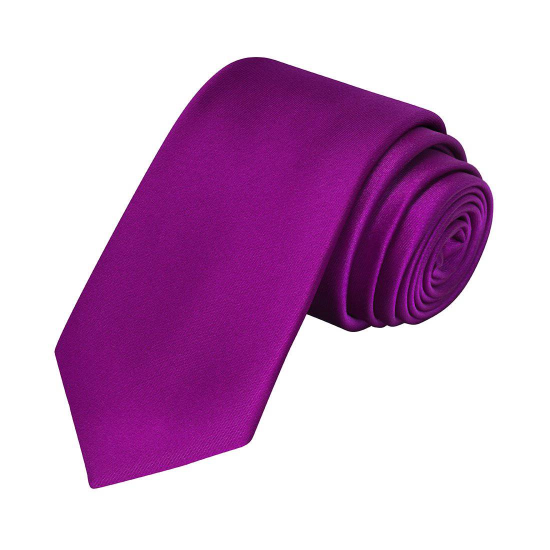 Raspberry Satin Tie - Tie, bowtie, pocket square  | Kissties