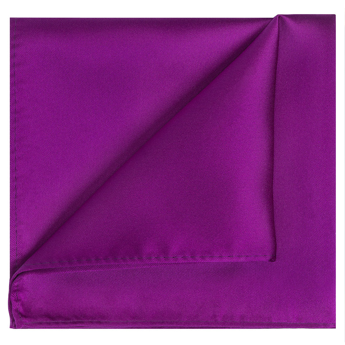 Raspberry Satin Pocket Square - Tie, bowtie, pocket square  | Kissties