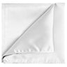 Silver Satin Pocket Square - Tie, bowtie, pocket square  | Kissties