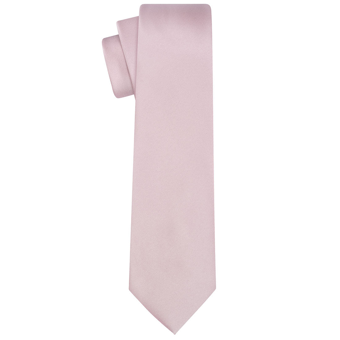 Dusty Rose Satin Tie - Tie, bowtie, pocket square  | Kissties