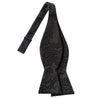 Black Paisley Bow Tie - Tie, bowtie, pocket square  | Kissties