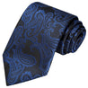 Lapis Paisley Tie - Tie, bowtie, pocket square  | Kissties