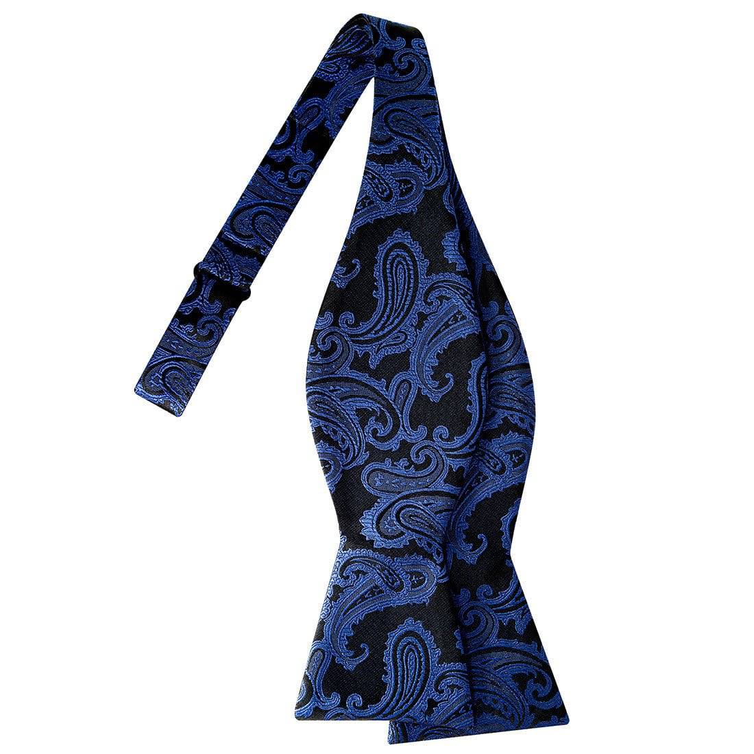 Lapis Paisley Bowtie - Tie, bowtie, pocket square  | Kissties