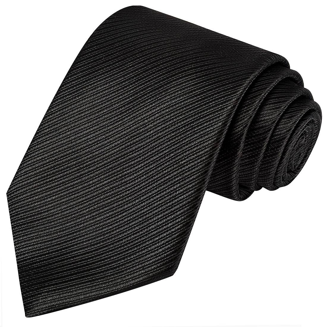 Black Striped Tie - Tie, bowtie, pocket square  | Kissties