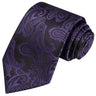 Indigo on Black Paisley Tie - Tie, bowtie, pocket square  | Kissties