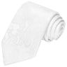 White Paisley Tie - Tie, bowtie, pocket square  | Kissties