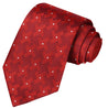 Crimson-Scarlet Rotating Cross Checkered Tie - Tie, bowtie, pocket square  | Kissties