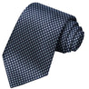 Denim-Stone Checkered Tie - Tie, bowtie, pocket square  | Kissties