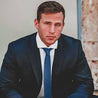 Navy Blue Silk Tie - Tie, bowtie, pocket square  | Kissties
