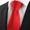 Scarlet Striped Tie - Tie, bowtie, pocket square  | Kissties