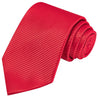 Scarlet Striped Tie - Tie, bowtie, pocket square  | Kissties