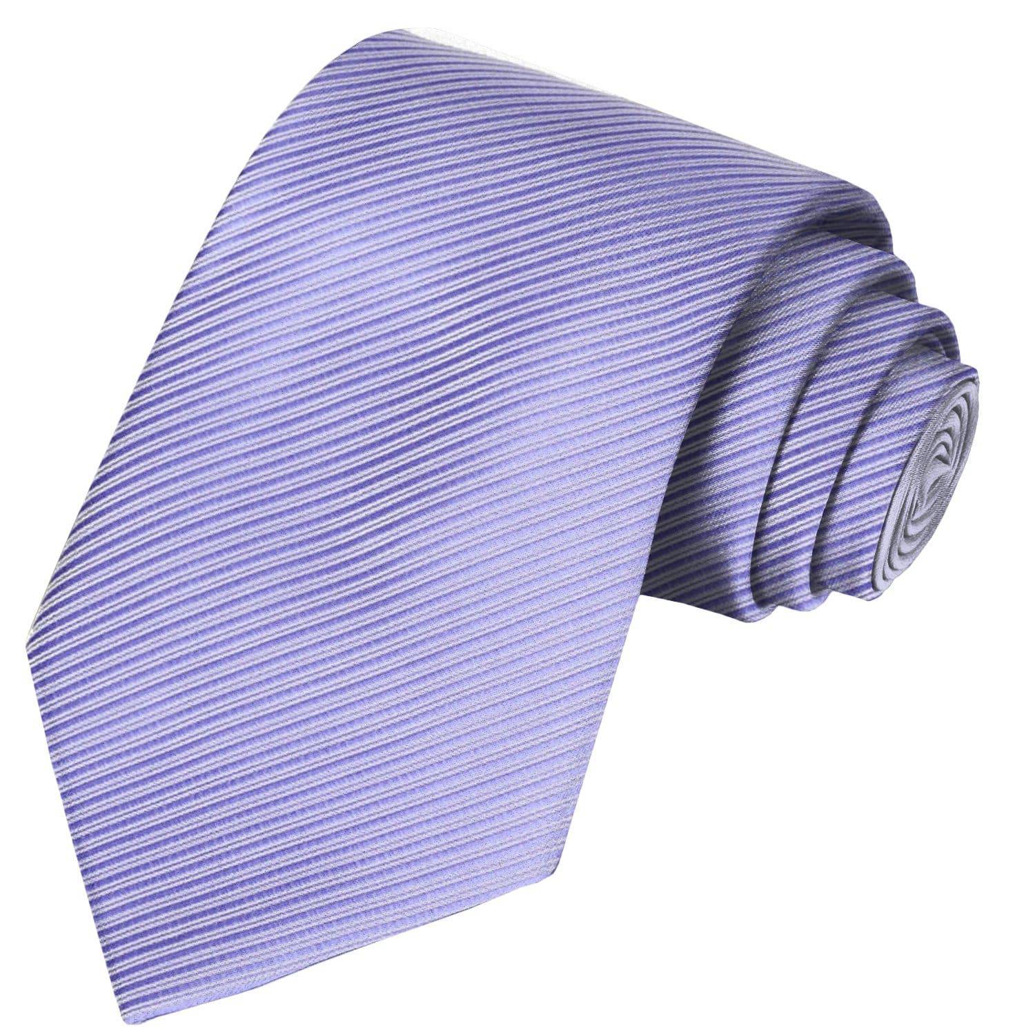 Cold Purple Striped Tie - Tie, bowtie, pocket square  | Kissties