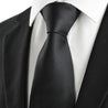 Black Striped Tie - Tie, bowtie, pocket square  | Kissties