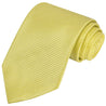 Broom Yellow Striped Tie - Tie, bowtie, pocket square  | Kissties