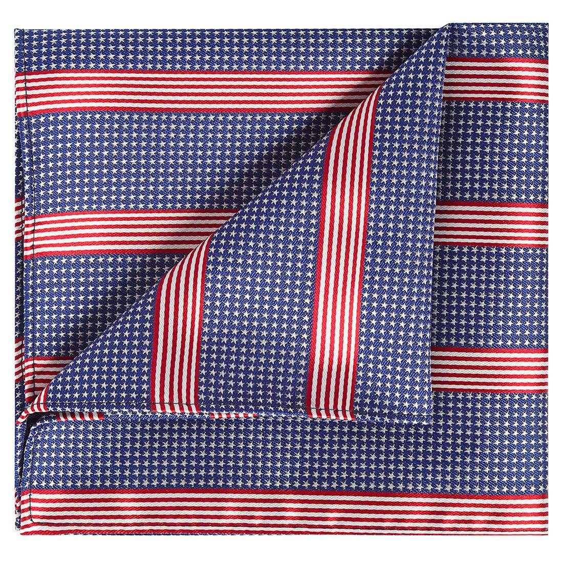 Patriot Lafayette Pocket Square - Tie, bowtie, pocket square  | Kissties